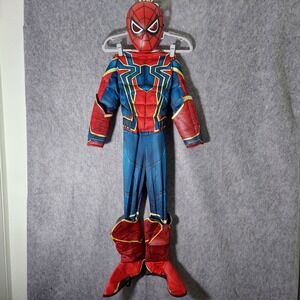 Spider Man Costume Mask Kid 5 6 avengers infinity war Halloween Cosplay Dress Up